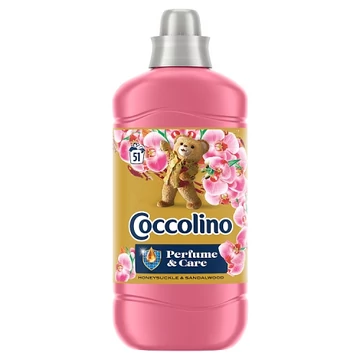 Coccolino 1275 ml Perfume & Care Honeysuckle & Sandalwood öblítőkoncentrátum 51 mosás