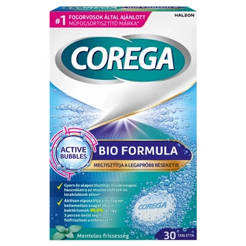 COREGA TABS 30DB PROTÉZIS TISZTÍTÓ 4IN1 BIO TABS
