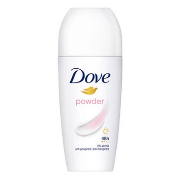 DOVE ROLL-ON 50ML POWDER 0% ALCOHOL