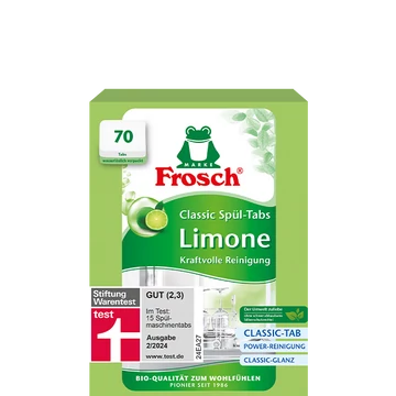 Frosch Mosogatógép tabletta zöldcitrom 70 db