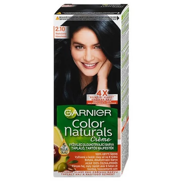 GARNIER Color Naturals tartós hajfesték - 2.10 Kékesfekete