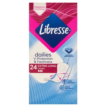 Libresse Extra Long tisztasági betét - 24 db