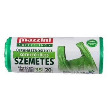 MAZZINI KÖTHETŐ FÜLES SZEMETES 35L 20DB/ROLL