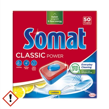 SOMAT 50DB CLASSIC LEMON MOSOGATÓTABLETTA