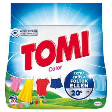 Tomi 1,1 kg 20 mosás Color mosópor