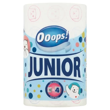 Ooops! Junior háztartási papírtörlő 2 rétegű 1 tekercs
