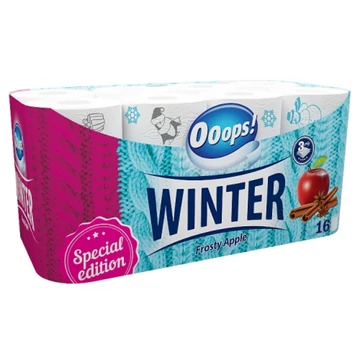 Ooops! Winter Frosty Apple toalettpapír 3 rétegű 16 tekercs