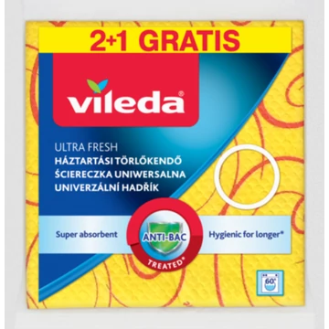 VILEDA ULTRA FRESH HÁZTARTÁSI TÖRLŐKENDŐ 2+1DB