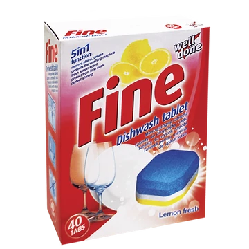 FINE 5 IN1 MOSOGATÓGÉP TABLETTA 40X20GR