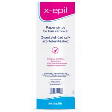 X-EPIL LEHÚZÓ TEXTILCSÍKOK 50DB
