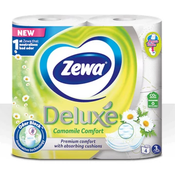 ZEWA DELUXE EÜ. PAPÍR  4 TEKERCS 3 RÉTEG CAMOMILE