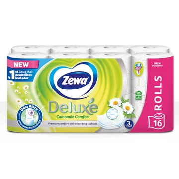 ZEWA DELUXE EÜ. PAPÍR 16 TEKERCS 3 RÉTEG CAMOMILE