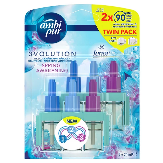 Ambi Pur 3Volution Elektromos légfrissítő-utántöltő 2 x 20 ml /40 ml/ Spring Awakening