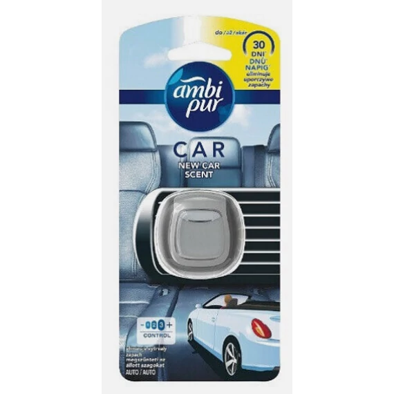 Ambi Pur autóillatosító 2 ml Car Új autó illata/Coche Nuevo
