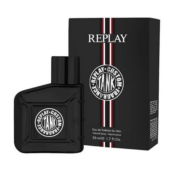 REPLAY EDT 50ML MEN TANK CUSTOM