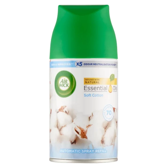 Air Wick Freshmatic Pure automata légfrissítő spray utántöltő – Friss Pamut 250ml