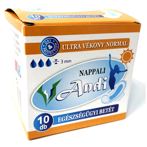 ANDI EGÉSZSÉGÜGYI ULTRA BETÉT NORMAL 10DB-OS