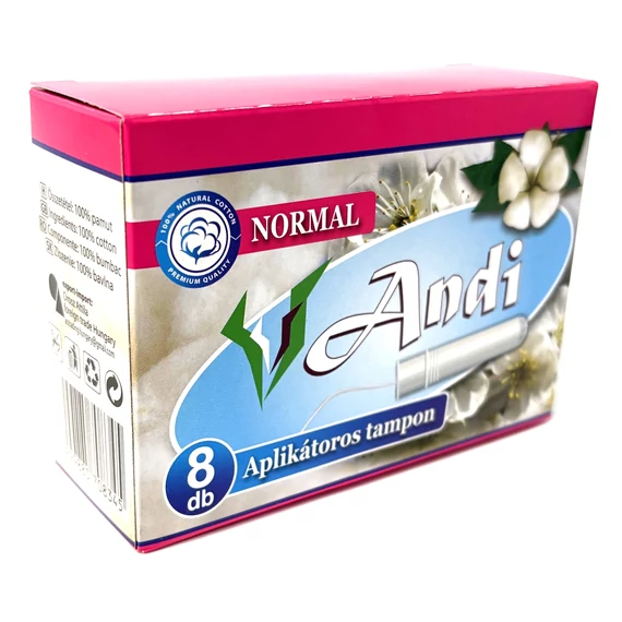 ANDI TAMPON APLIKÁTOROS NORMÁL 8 DB