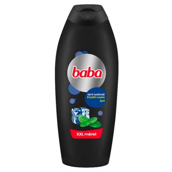 Baba 2in1 Férfi frissítő menta tusfürdő 750 ml