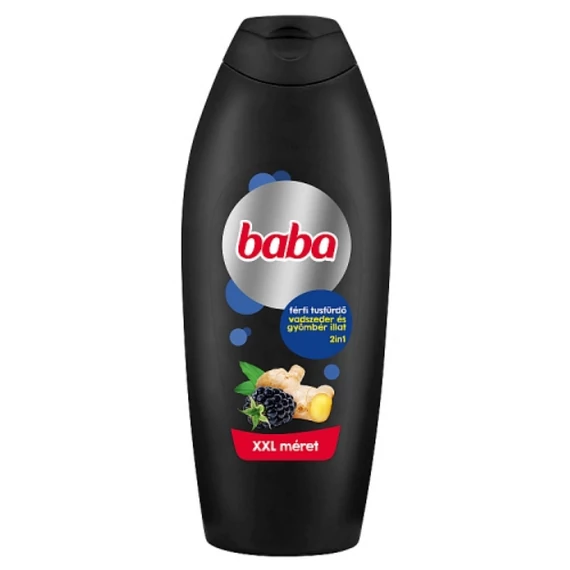 Baba 2in1 férfi tusfürdő vadszeder és gyömbér illat 750 ml