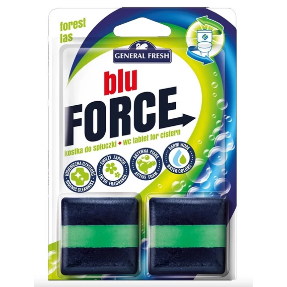 BLUE FORCE WC TARTÁLY KOCKA 2DB /2X50GR/ FENYŐ