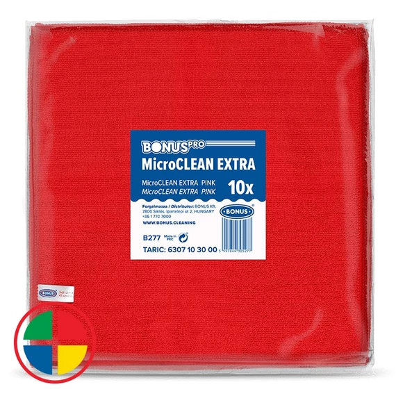 BONUS PRO MICROCLEAN KENDŐ PIROS 10 DB HORECA-HACCP B277