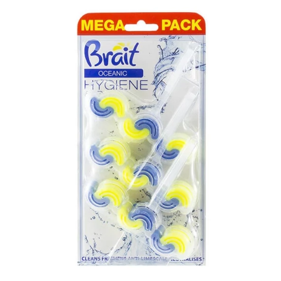 BRAIT WC DEO 2 FÁZISÚ HYGIENE&FRESH 3X45GR OCEÁN