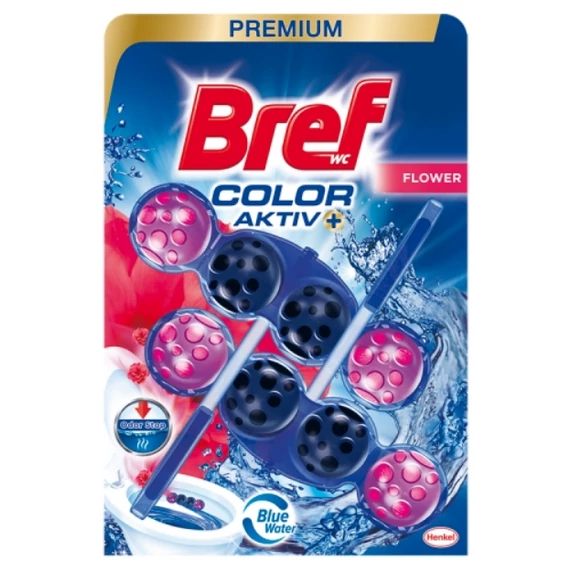 Bref Color Aktiv Fresh Flower WC frissítő 2 x 50 g