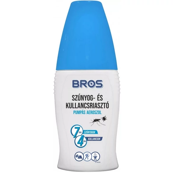 Bros Plus szúnyog és kullancs riasztó pumpás 100 ml B001