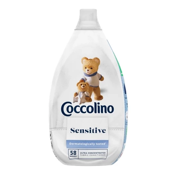 Coccolino Ultimate Care Sensitive Pure ultrakoncentrált öblítő 58 mosás 870 ml