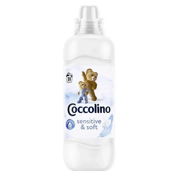 Coccolino 975 ml Sensitive & Soft öblítőkoncentrátum 39 mosás
