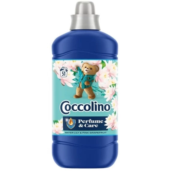 Coccolino 1275 ml Perfume & Care Water Lily & Pink Grapefruit öblítőkoncentrátum 51 mosás
