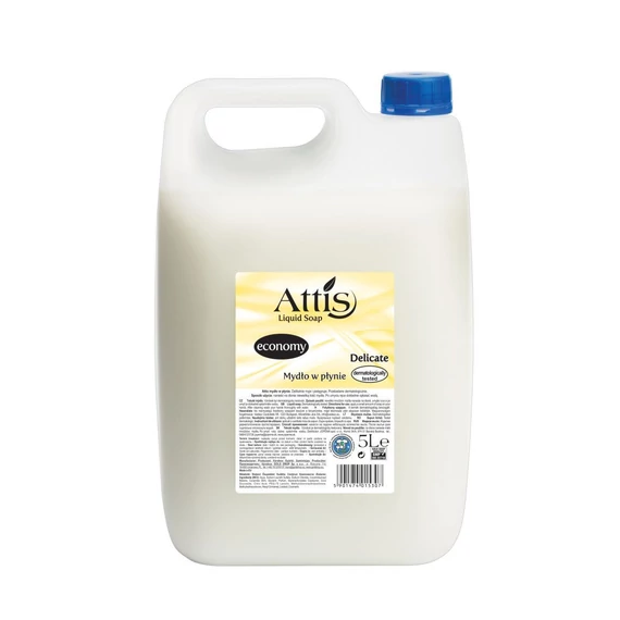 ATTIS FOLYÉKONY SZAPPAN ECONOMY 5 L DELICATE (FEHÉR