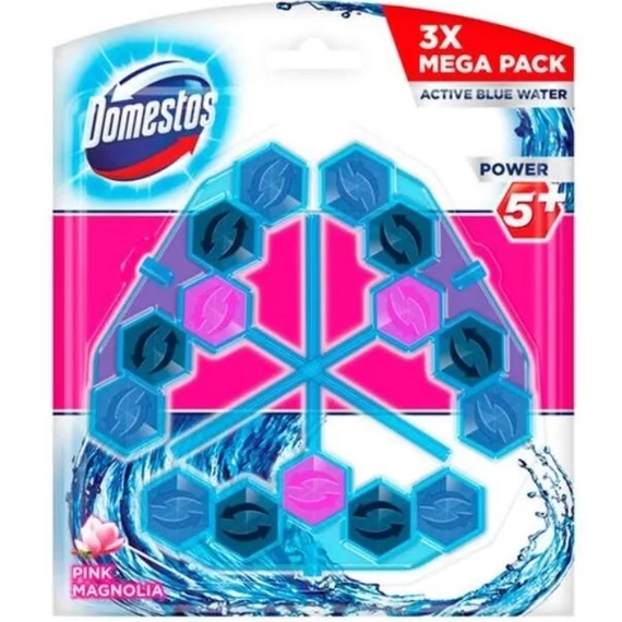 DOMESTOS POWER5+ 3X53G BLUE WATER PINK MAG