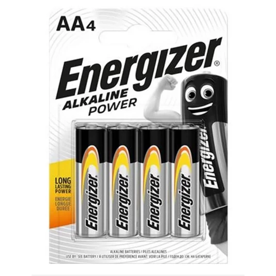 ENERGIZER ALKALINE POWER AA /CERUZA/ ELEM 4DB