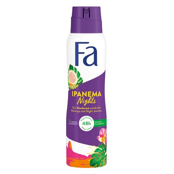 FA DEO SPRAY 150ML / IPANEMA NIGHTS 0% ALUMINIUM