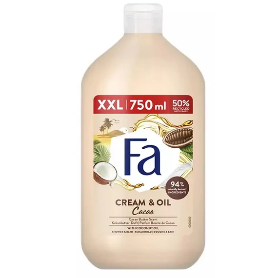 FA TUS 750ML CREAM AND OIL CACAO