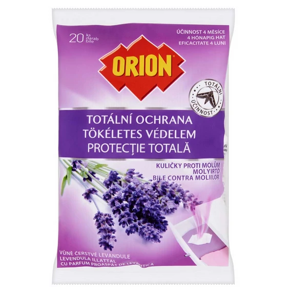 ORION MOLYIRTÓ GOLYÓK 20DB LEVENDULA ILLAT