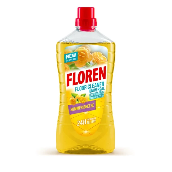 FLOREN PADLÓTISZTÍTÓ 1000ML SUMMER BREESE /SÁRGA/