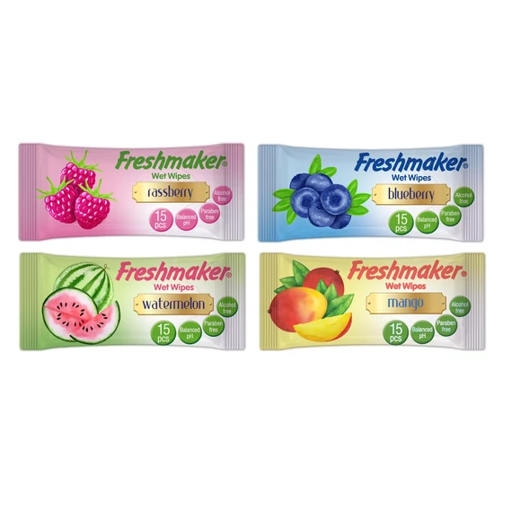 FRESHMAKER FRUIT NEDVES ZSEBKENDŐ 15 LAPOS