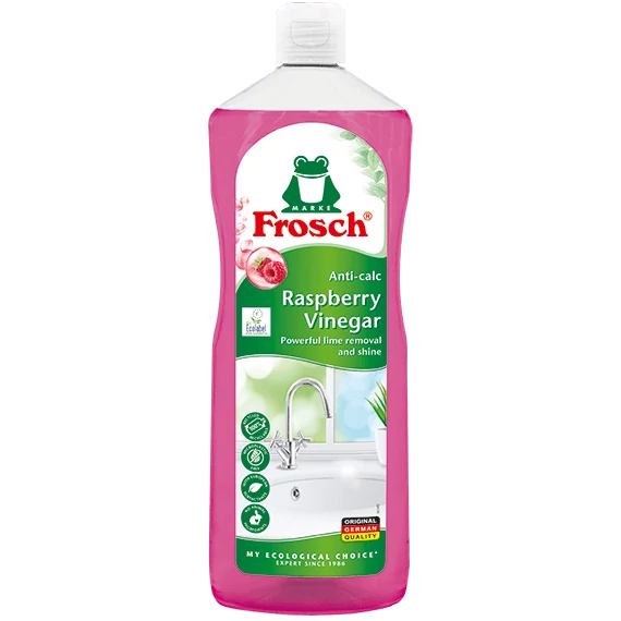 FROSCH Vízkő elleni tisztítószer Málnaecetes 1000 ml
