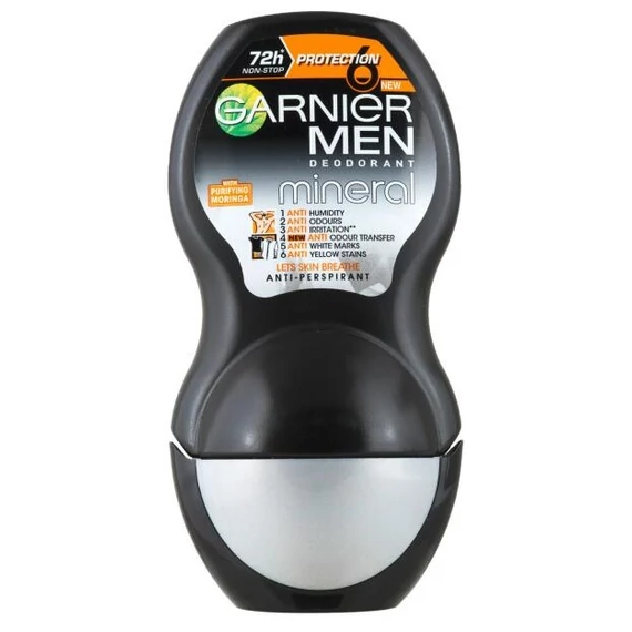 Garnier Men Mineral Protection 6-in-1 72h golyós dezodor 50 ml