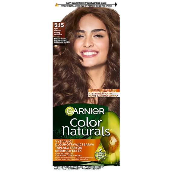 GARNIER Color Naturals tartós hajfesték - 5.15 Gazdag csokoládé
