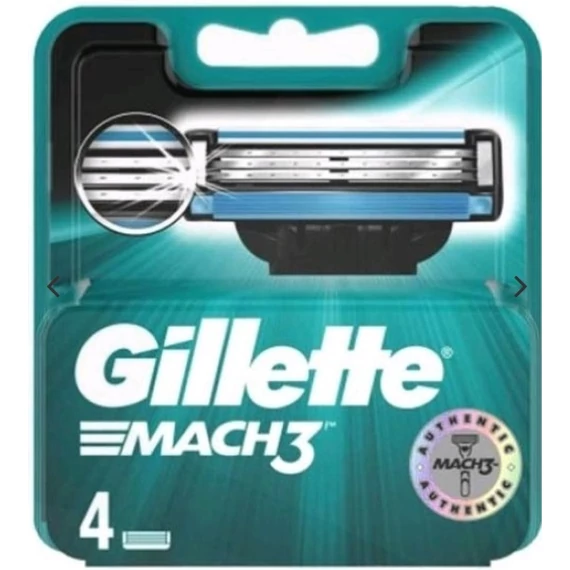 GILLETTE MACH 3 BOROTVABETÉT 4DB