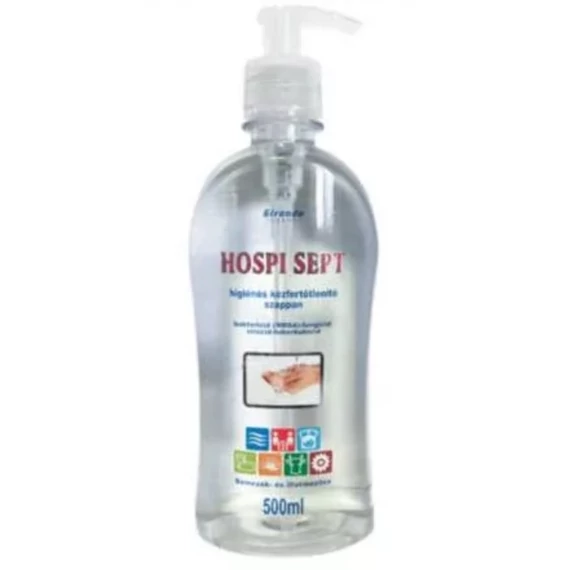 HOSPI-SEPT BAKTERICID 0,5ML PUMPÁS KÉZFERTŐTLENÍTŐ SZAPPAN