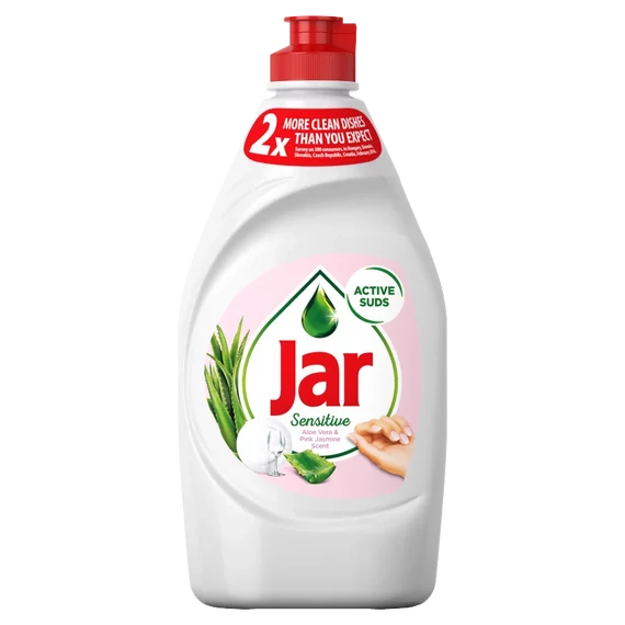 JAR 450 ml Sensitive Aloe Vera & Pink Jasmine