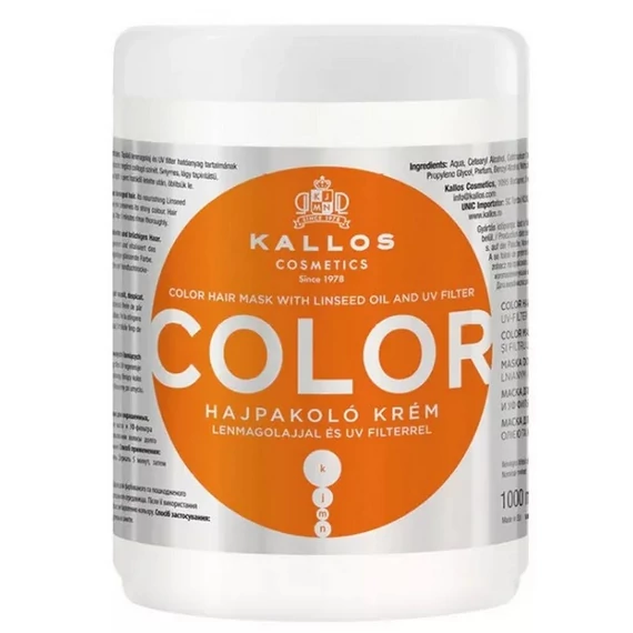 KALLOS HAJPAKOLÓ 1000ML COLOR UV FILTERREL