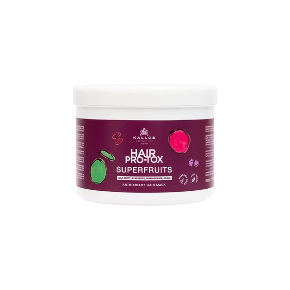 KALLOS Haj Pro-Tox Superfruits hajpakoló krém 500ml