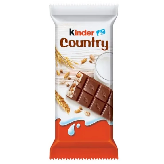 Kinder Country tejcsokoládé szelet gabonapelyhes és tejes töltéssel 23,5 g