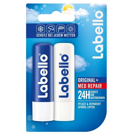 LABELLO DUOPACK 2X5,5ML ORIGINAL + MED